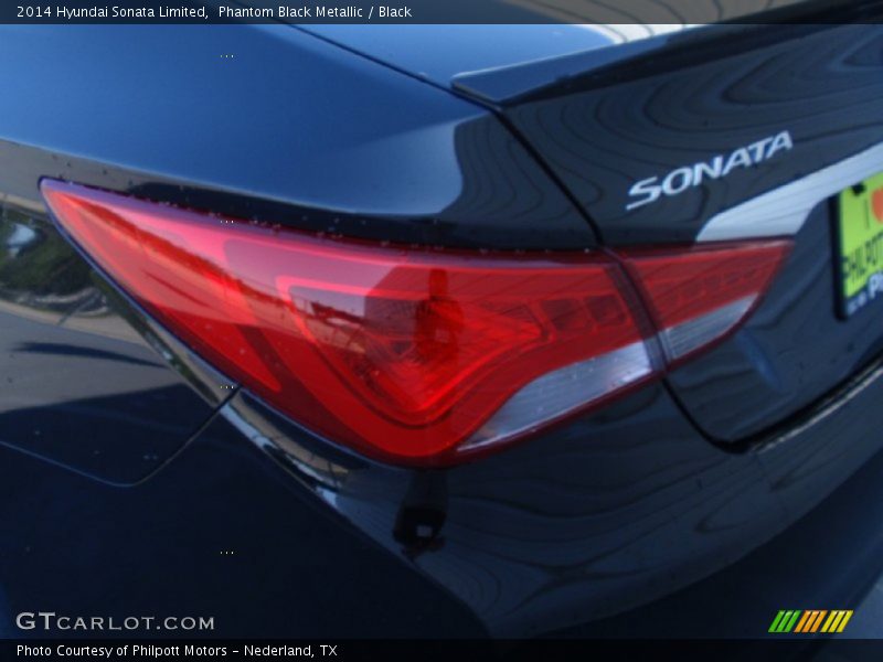 Phantom Black Metallic / Black 2014 Hyundai Sonata Limited