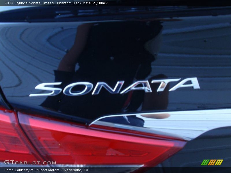 Phantom Black Metallic / Black 2014 Hyundai Sonata Limited