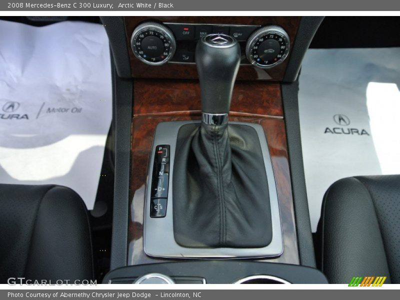 Arctic White / Black 2008 Mercedes-Benz C 300 Luxury