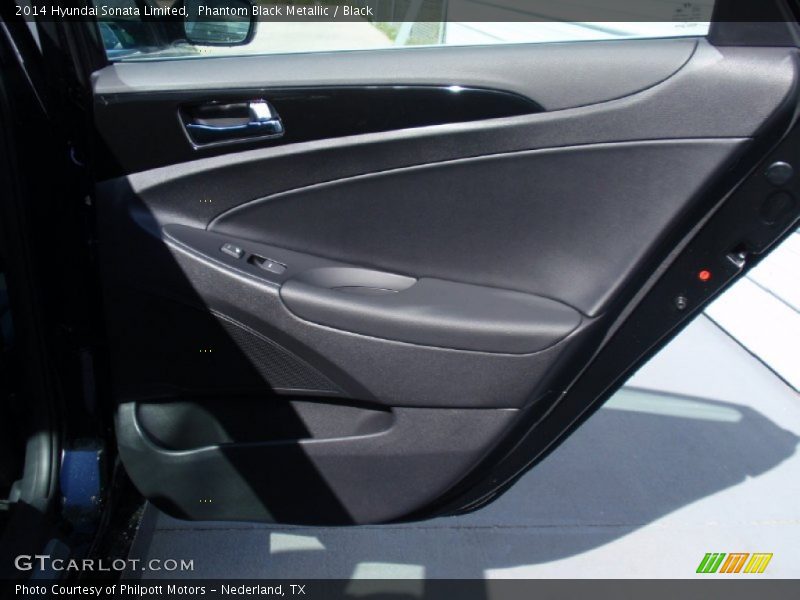 Phantom Black Metallic / Black 2014 Hyundai Sonata Limited