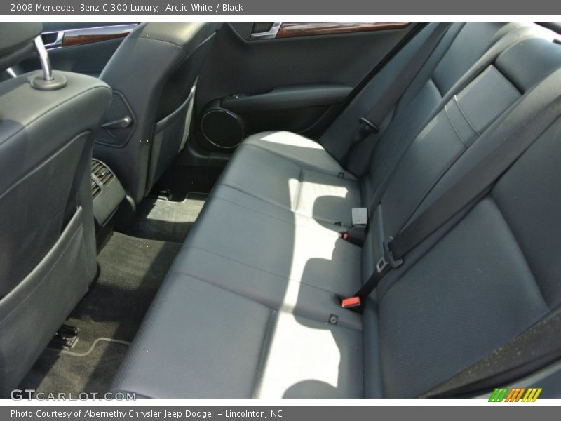 Arctic White / Black 2008 Mercedes-Benz C 300 Luxury