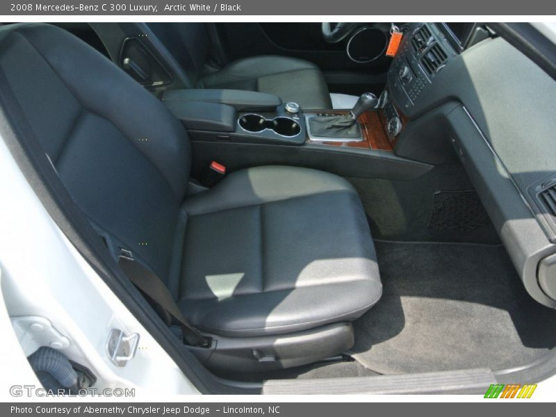 Arctic White / Black 2008 Mercedes-Benz C 300 Luxury