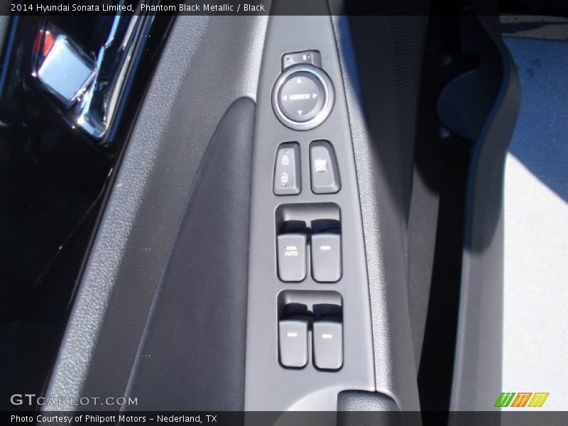 Phantom Black Metallic / Black 2014 Hyundai Sonata Limited