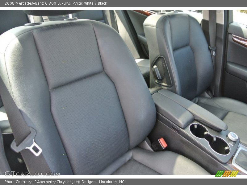 Arctic White / Black 2008 Mercedes-Benz C 300 Luxury