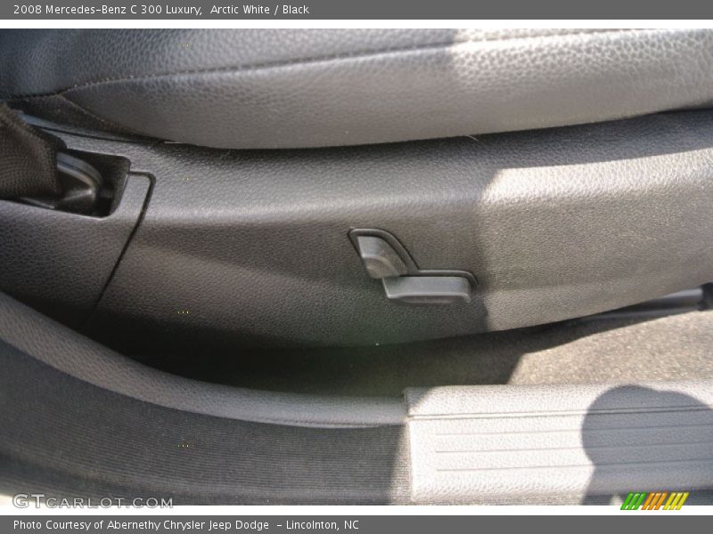 Arctic White / Black 2008 Mercedes-Benz C 300 Luxury