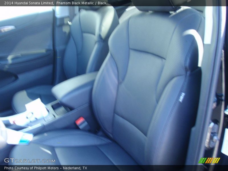 Phantom Black Metallic / Black 2014 Hyundai Sonata Limited