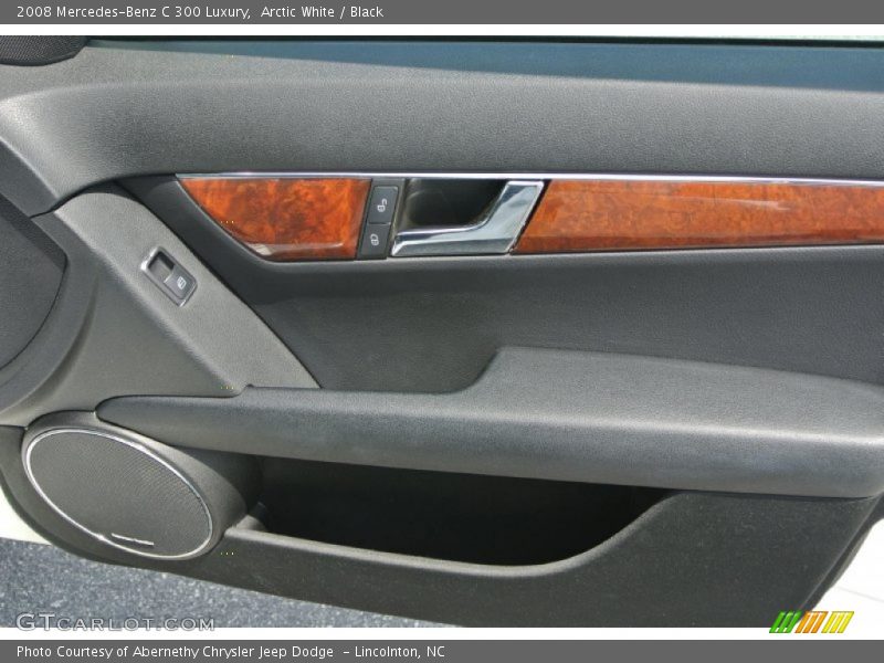 Arctic White / Black 2008 Mercedes-Benz C 300 Luxury