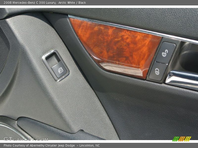Arctic White / Black 2008 Mercedes-Benz C 300 Luxury