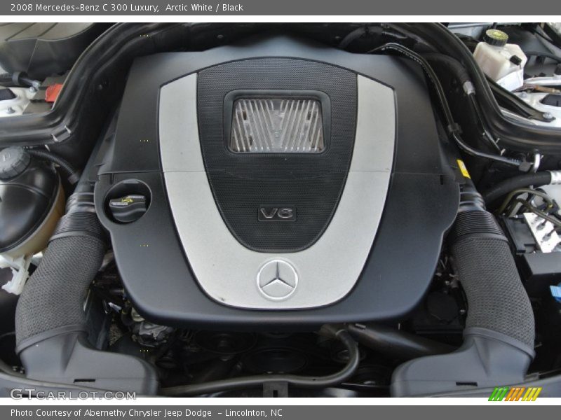 Arctic White / Black 2008 Mercedes-Benz C 300 Luxury