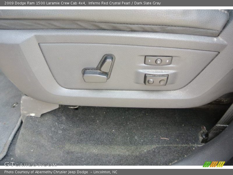 Inferno Red Crystal Pearl / Dark Slate Gray 2009 Dodge Ram 1500 Laramie Crew Cab 4x4