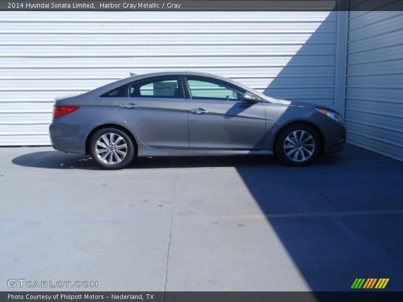 Harbor Gray Metallic / Gray 2014 Hyundai Sonata Limited