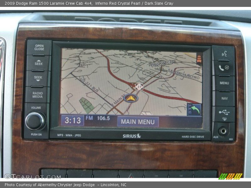 Inferno Red Crystal Pearl / Dark Slate Gray 2009 Dodge Ram 1500 Laramie Crew Cab 4x4