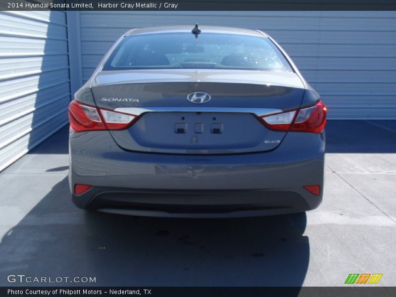 Harbor Gray Metallic / Gray 2014 Hyundai Sonata Limited