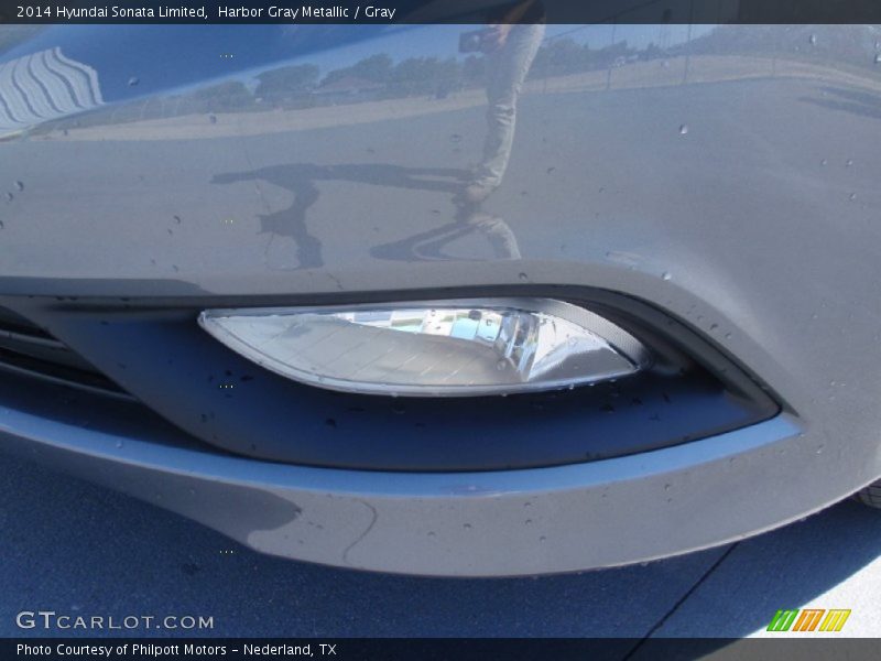 Harbor Gray Metallic / Gray 2014 Hyundai Sonata Limited