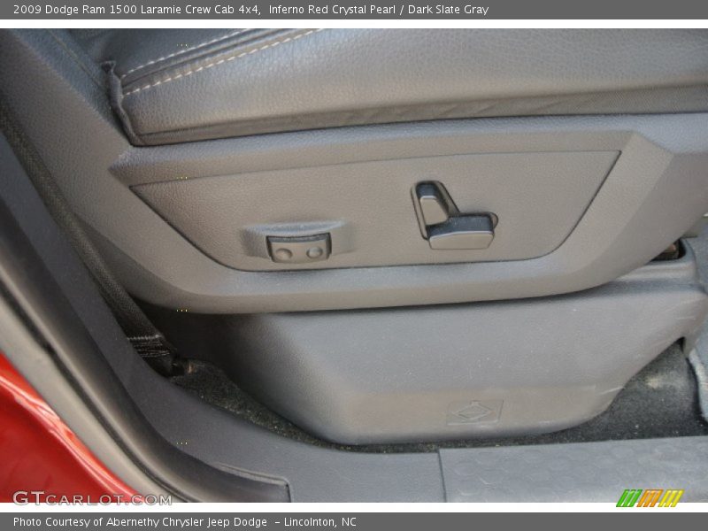 Inferno Red Crystal Pearl / Dark Slate Gray 2009 Dodge Ram 1500 Laramie Crew Cab 4x4