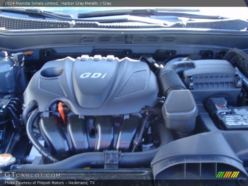 Harbor Gray Metallic / Gray 2014 Hyundai Sonata Limited