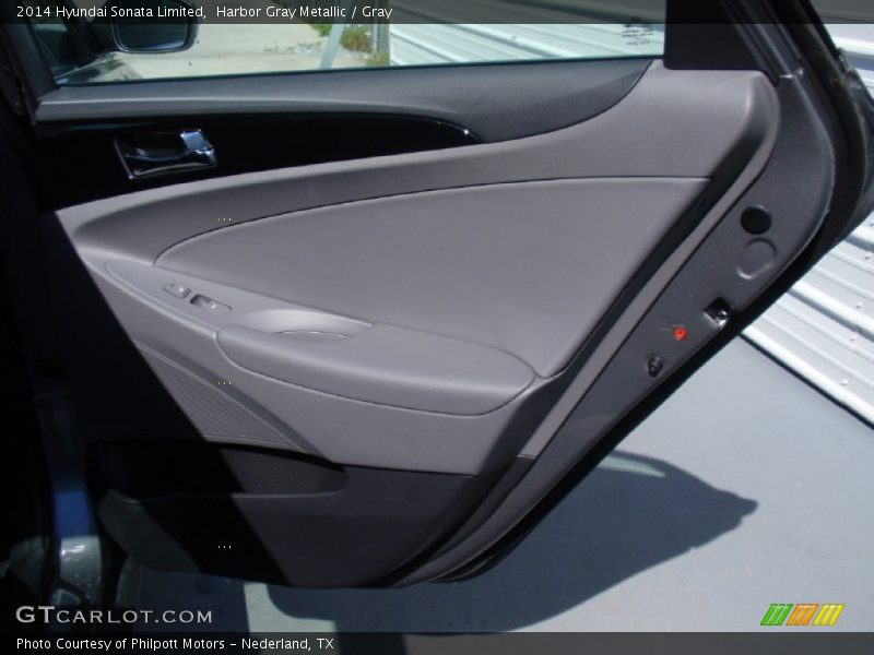 Harbor Gray Metallic / Gray 2014 Hyundai Sonata Limited