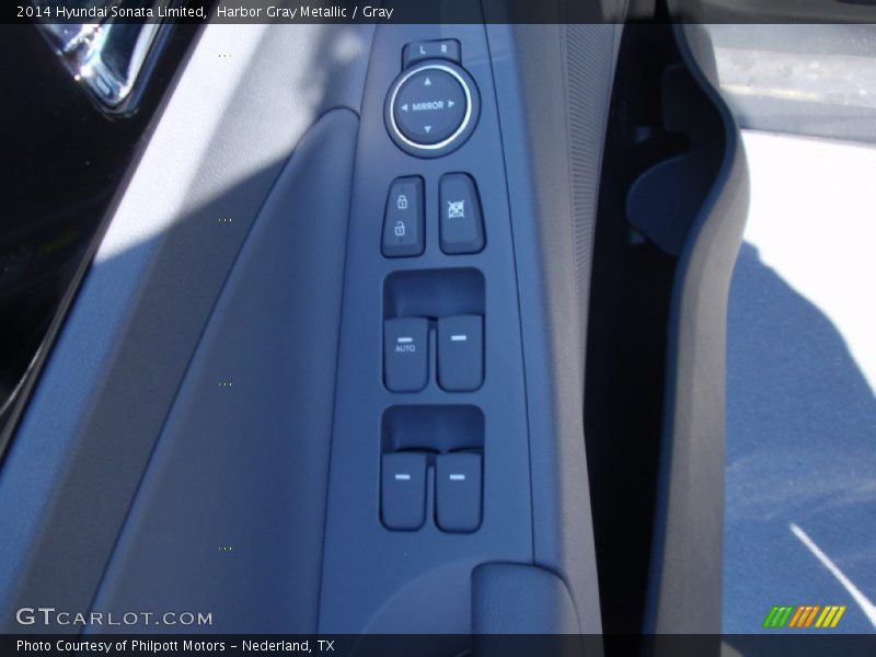 Harbor Gray Metallic / Gray 2014 Hyundai Sonata Limited