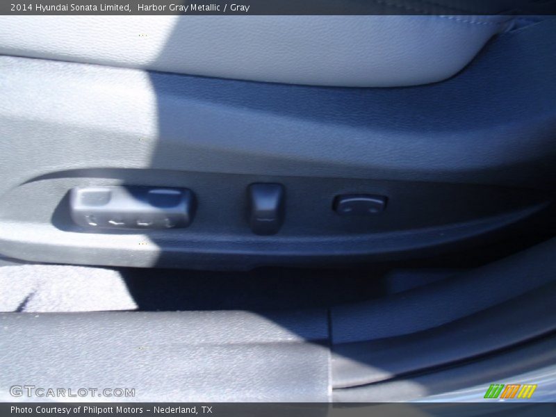 Harbor Gray Metallic / Gray 2014 Hyundai Sonata Limited