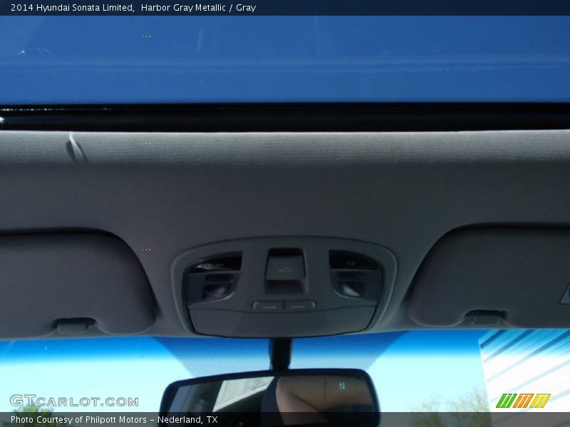 Harbor Gray Metallic / Gray 2014 Hyundai Sonata Limited