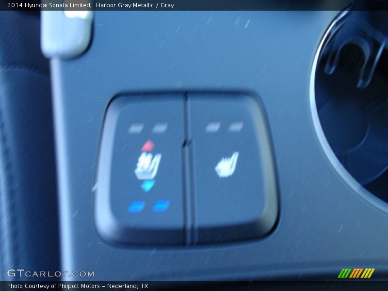 Harbor Gray Metallic / Gray 2014 Hyundai Sonata Limited