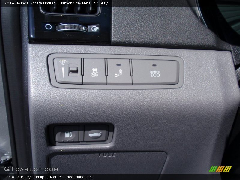 Harbor Gray Metallic / Gray 2014 Hyundai Sonata Limited