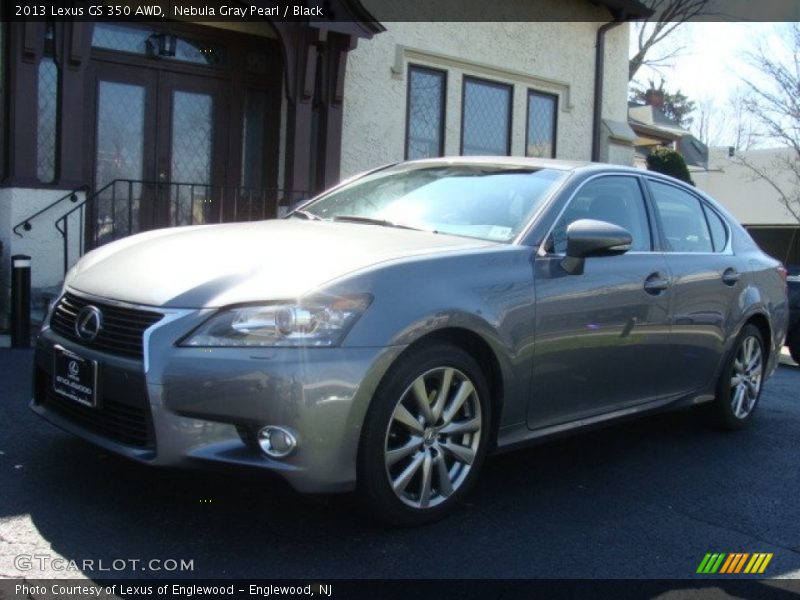 Nebula Gray Pearl / Black 2013 Lexus GS 350 AWD