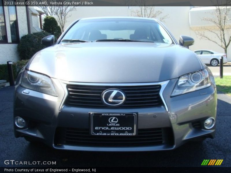 Nebula Gray Pearl / Black 2013 Lexus GS 350 AWD