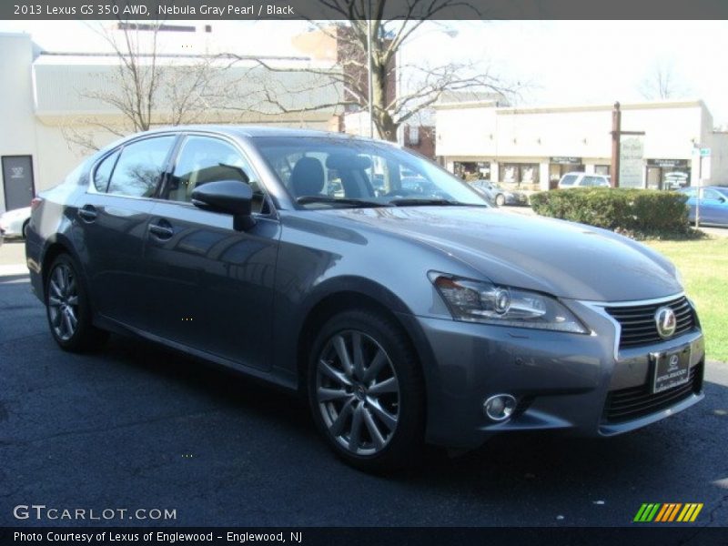 Nebula Gray Pearl / Black 2013 Lexus GS 350 AWD
