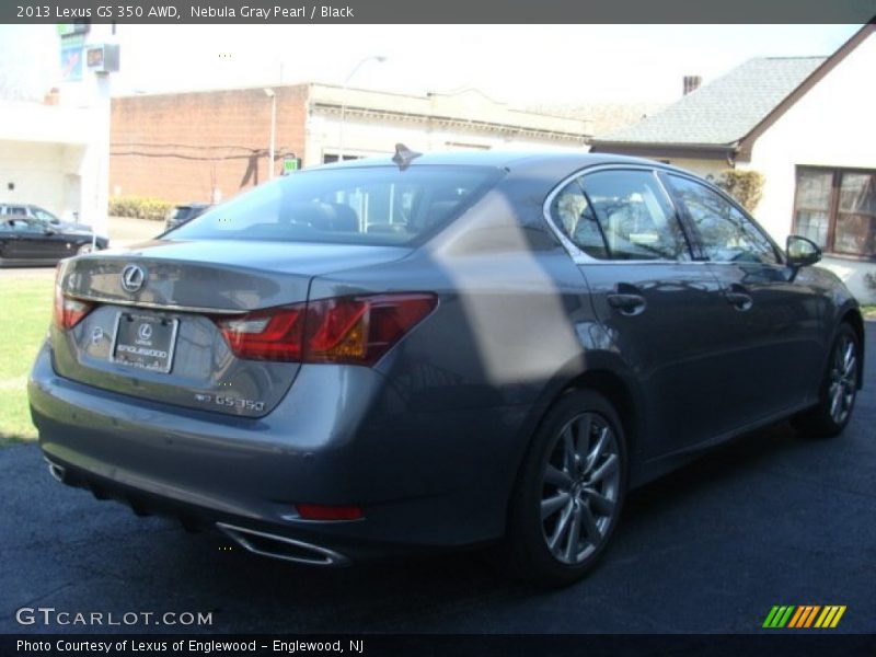 Nebula Gray Pearl / Black 2013 Lexus GS 350 AWD