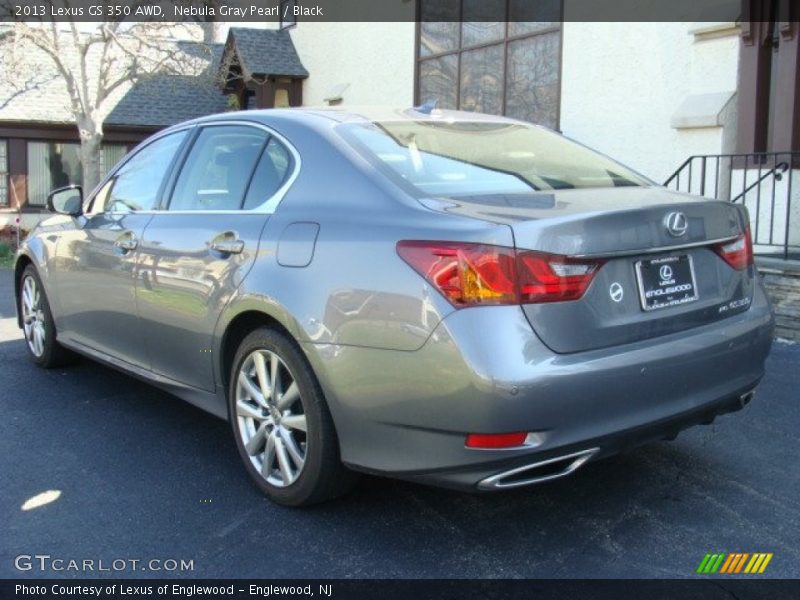 Nebula Gray Pearl / Black 2013 Lexus GS 350 AWD