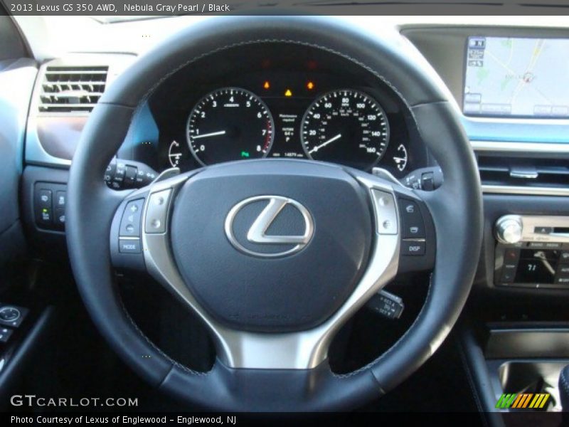 Nebula Gray Pearl / Black 2013 Lexus GS 350 AWD