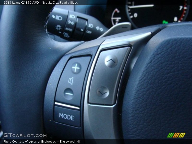 Nebula Gray Pearl / Black 2013 Lexus GS 350 AWD