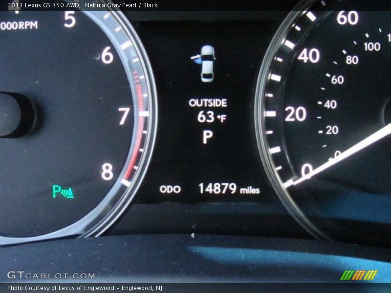 Nebula Gray Pearl / Black 2013 Lexus GS 350 AWD