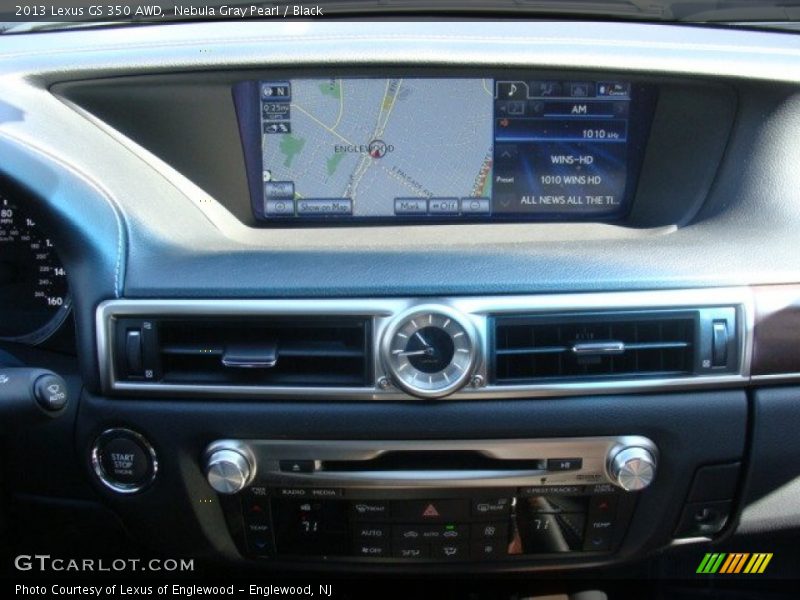 Nebula Gray Pearl / Black 2013 Lexus GS 350 AWD