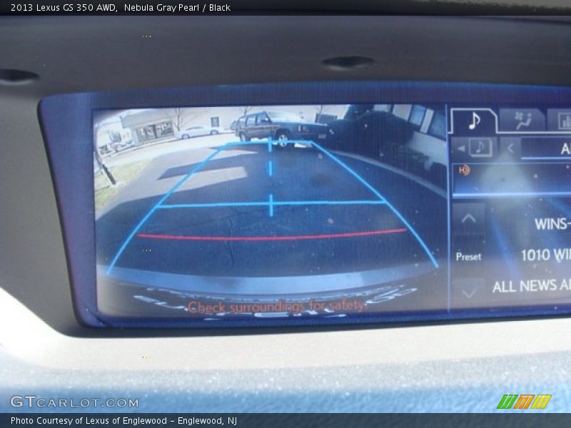 Nebula Gray Pearl / Black 2013 Lexus GS 350 AWD