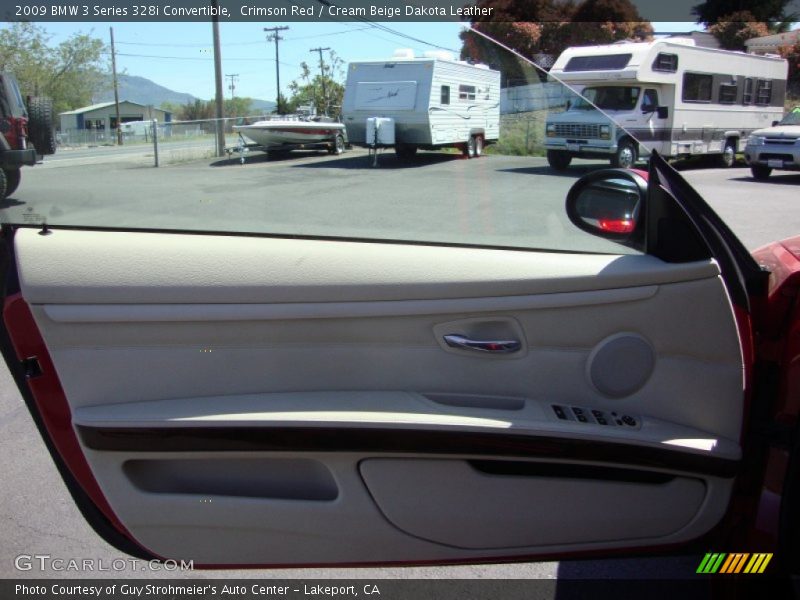 Crimson Red / Cream Beige Dakota Leather 2009 BMW 3 Series 328i Convertible