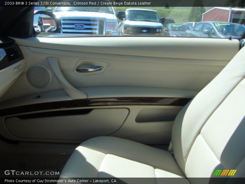Crimson Red / Cream Beige Dakota Leather 2009 BMW 3 Series 328i Convertible