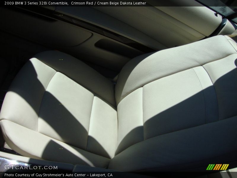 Crimson Red / Cream Beige Dakota Leather 2009 BMW 3 Series 328i Convertible