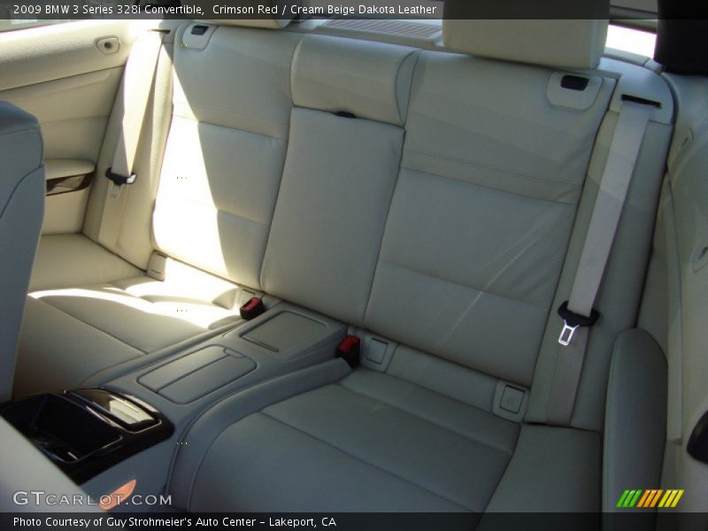 Crimson Red / Cream Beige Dakota Leather 2009 BMW 3 Series 328i Convertible