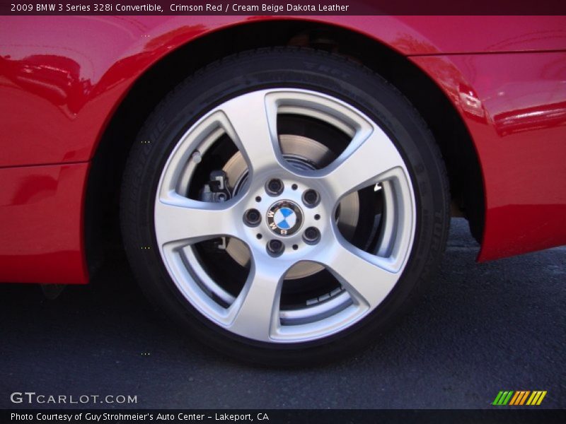 Crimson Red / Cream Beige Dakota Leather 2009 BMW 3 Series 328i Convertible