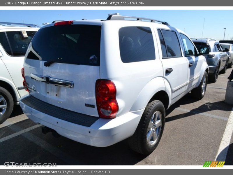 Bright White / Dark Slate Gray/Light Slate Gray 2007 Dodge Durango Limited 4x4
