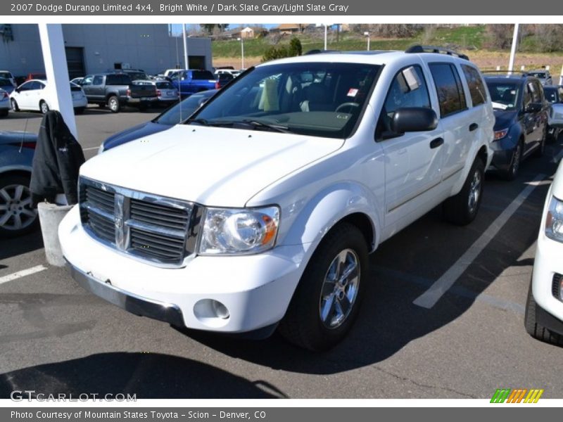 Bright White / Dark Slate Gray/Light Slate Gray 2007 Dodge Durango Limited 4x4