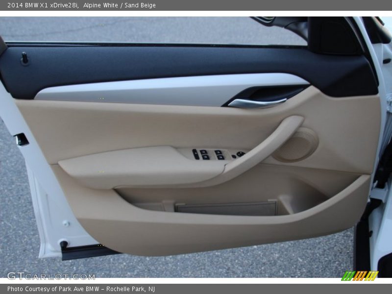 Alpine White / Sand Beige 2014 BMW X1 xDrive28i