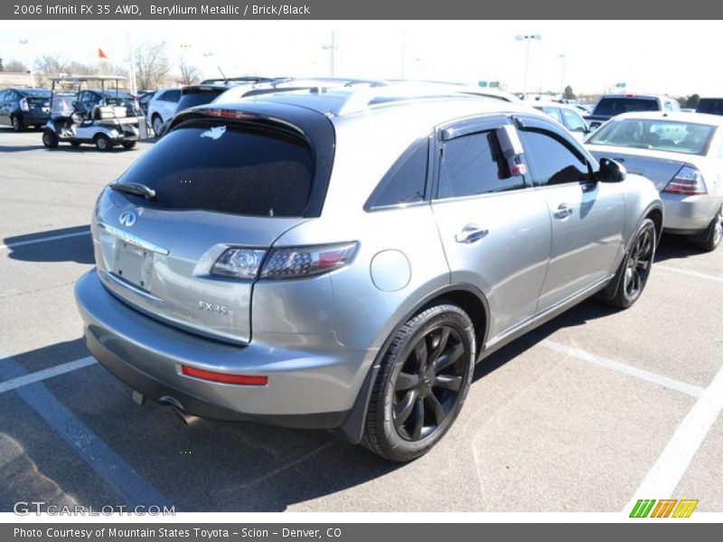 Beryllium Metallic / Brick/Black 2006 Infiniti FX 35 AWD