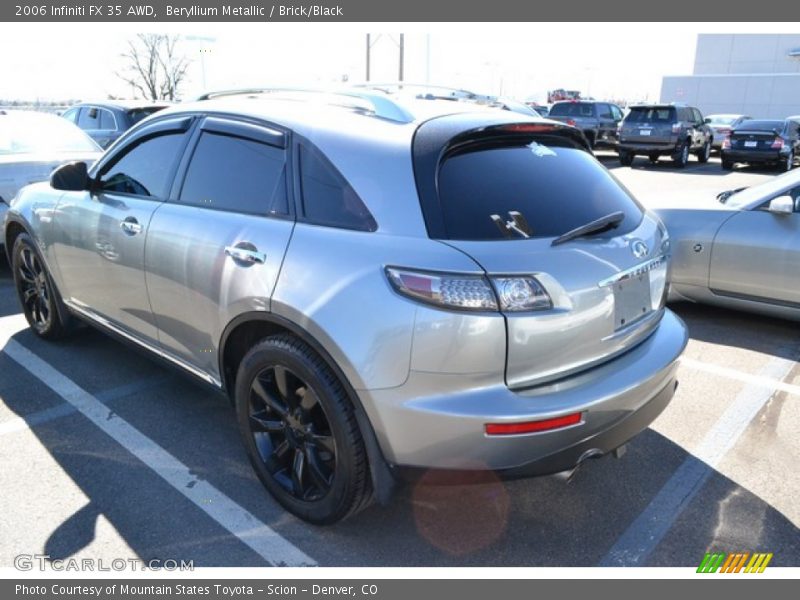 Beryllium Metallic / Brick/Black 2006 Infiniti FX 35 AWD
