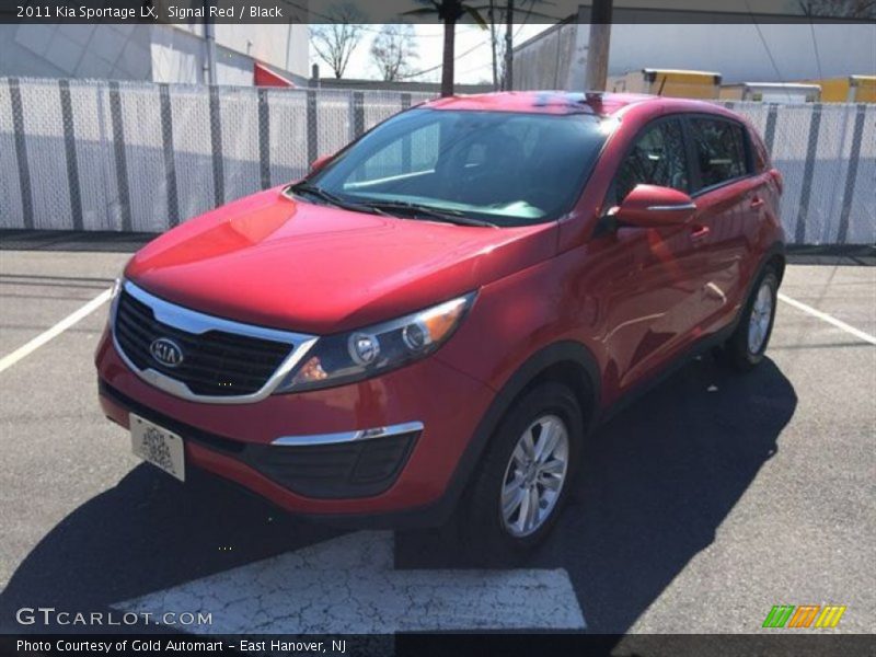 Signal Red / Black 2011 Kia Sportage LX