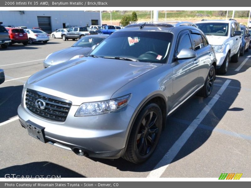 Beryllium Metallic / Brick/Black 2006 Infiniti FX 35 AWD