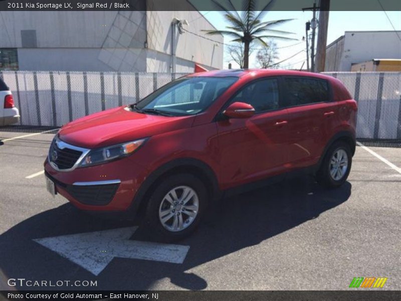 Signal Red / Black 2011 Kia Sportage LX