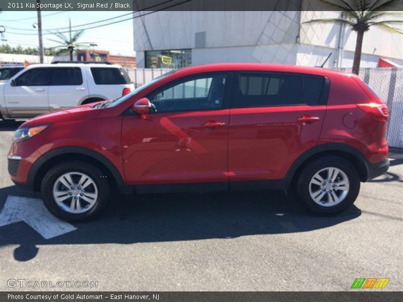 Signal Red / Black 2011 Kia Sportage LX
